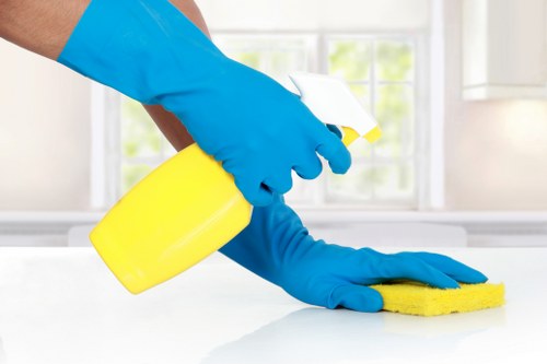 Professional cleaning of a shared workspace in Richmonduponthames