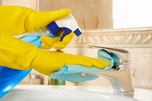 Detailed kitchen cleaning in a Richmond upon Thames property before move in