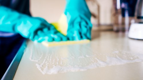Sustainability-focused carpet cleaning with reuse, recycling, and reduced emissions