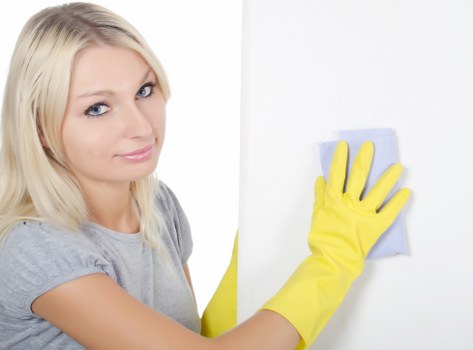 Deep cleaning a rug in a Richmond property