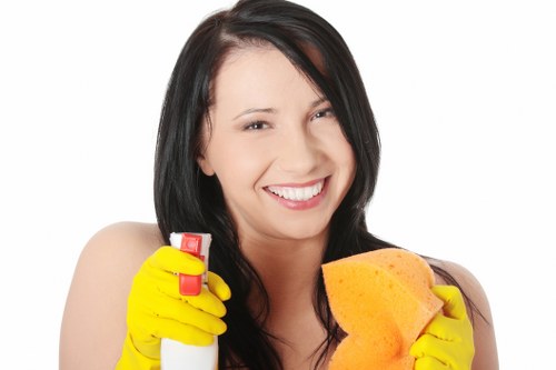 Vacuuming and floor care in a local business premises